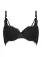 Hunkemöller Podprsenka 'Fleur'  černá