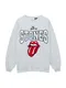 Pull&Bear Mikina  světle šedá / červená / černá / bílá