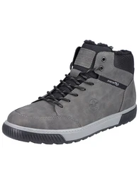 Schnrboots grau / schwarz