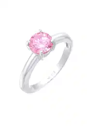 Prsten pink / stříbrná