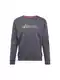 ALPHA INDUSTRIES Sweatshirt dunkelgrau / orange / rot / wei