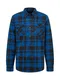 Vintage Industries Hemd 'Austin' blau / schwarz