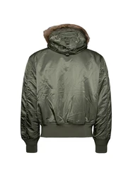 ALPHA INDUSTRIES Jacke braun/grn/rot/wei