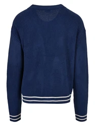 Urban Classics Strickjacke navy/weiß
