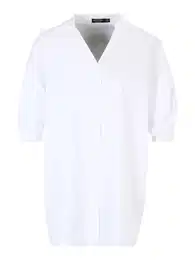 Košilové šaty bílá