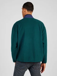 LEVI'S Pullover Polar Fleece Mock Neck Sweatshirt dunkelblau/dunkelgrn/schwarz