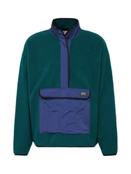 LEVI'S Pullover Polar Fleece Mock Neck Sweatshirt dunkelblau/dunkelgrn/schwarz