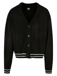 Urban Classics Strickjacke schwarz/weiß