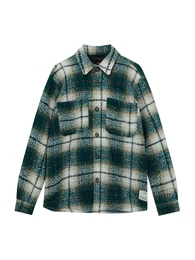 Jacke chamois / dunkelgrn / schwarz / wei