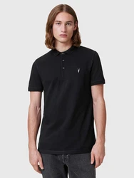 AllSaints Shirt 'REFORM' (GOTS) mokka/schwarz