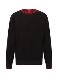 Pullover 'Smarlo' rot / schwarz