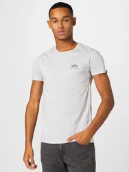 ALPHA INDUSTRIES T-Shirt grau/hellgrau
