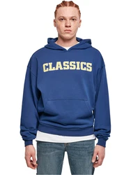 Urban Classics Sweatshirt dunkelblau/gelb/weiß