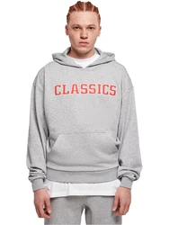 Urban Classics Sweatshirt graumeliert/rot/weiß