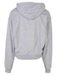 Urban Classics Sweatshirt graumeliert/rot/weiß