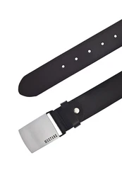 MUSTANG Gürtel schwarz/silber