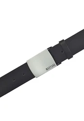 MUSTANG Gürtel schwarz/silber