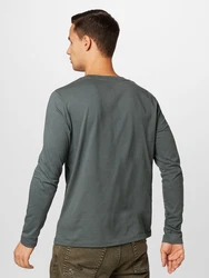 Marc O'Polo Shirt (GOTS) dunkelgrn/wei