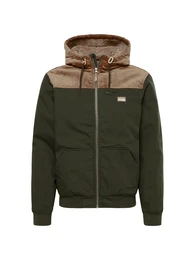 Jacke 'Hafen' karamell / dunkelgrn