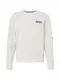 JACK & JONES Sweatshirt ''''NASA'''' hellgrau / schwarz