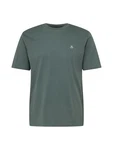 Marc O'Polo T-Shirt Logo-T-Shirt dunkelgrn/wei
