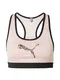 PUMA Sportovní podprsenka ''''4Keeps''''  bobule / růže / černá