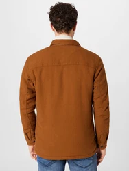 TOM TAILOR Jacke Langarmhemd rostbraun