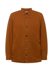 TOM TAILOR Jacke Langarmhemd rostbraun
