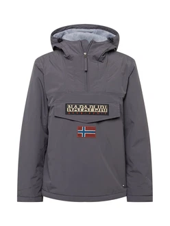 NAPAPIJRI Jacke Rainforest (Winter 3) beige/dunkelgrau/dunkelrot/schwarz