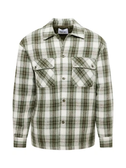 ABOUT YOU Jacke Milo khaki/weiß