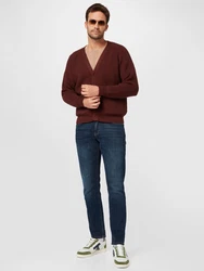 ABOUT YOU Strickjacke Andre schoko