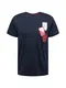 Pepe Jeans Shirt ''''SOLAM'''' dunkelblau / pastellrot / wei