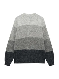 Pullover anthrazit / schlammfarben / hellgrau / graumeliert