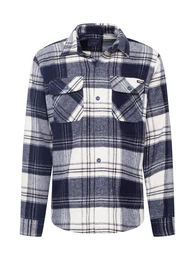 Hemd navy / wei