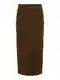 OBJECT Sukně 'Abbie'  tmavě hnědá