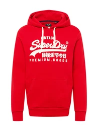 Sweatshirt 'Vintage' rot / weiß