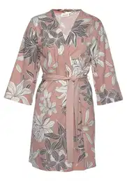 Kimono hnědá / růže / bílá