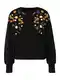 ONLY Sweater majica ''''Brooke''''  plava / žuta / narančasta / crna