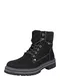 TOM TAILOR Schnrboots schwarz