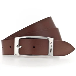 Opasek kaštanově hnědá / stříbrná