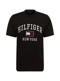 T-Shirt weinrot / schwarz / weiß