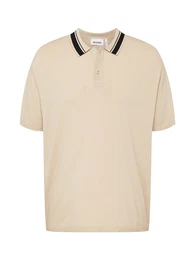 Poloshirt 'Jared' beige / schwarz