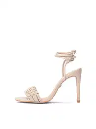 Páskové sandály béžová