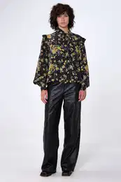 Halenka 'Genna' světlemodrá / žlutá / zlatě žlutá / černá