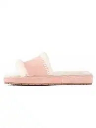 Pantofle ' Loni' pink / bílá