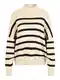InWear Pulover 'Tenley'  ecru/prljavo bijela / crna