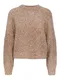 PIECES Svetr 'CATHERINE'  světle hnědá