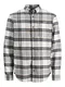 JACK & JONES Hemd 'Walter' hellbraun / schwarz / weiß