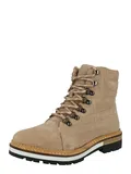 Béžové šněrovací kotníkové boty image