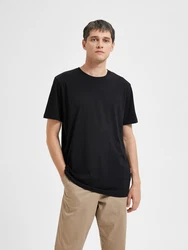 SELECTED HOMME T-Shirt SLHAspen schwarz